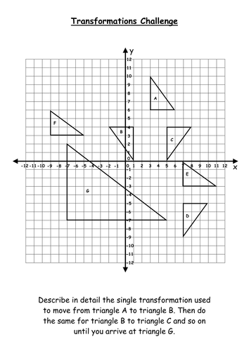 Transformations booklet
