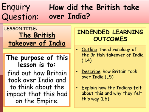 The British Empire - Britain in India