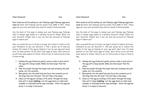 Easter Egg Alternative - Faberge Eggs