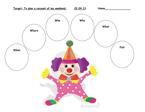 Recount planning sheet