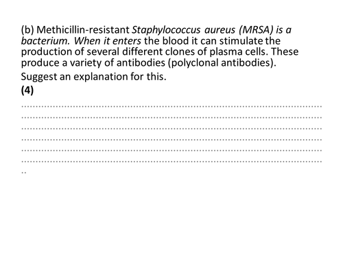 Immunity - Humoral Response