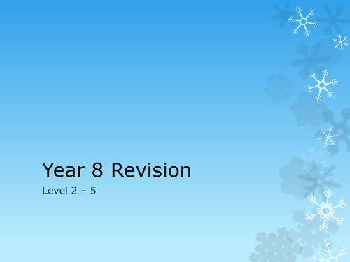 Level 2 to 5 Revision Qwizdom