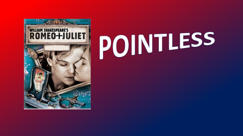 Romeo and Juliet Pointless Revision Quiz