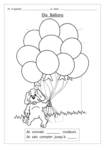 Les Couleurs  Activities