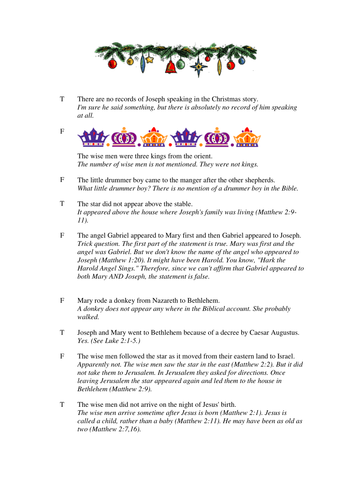 Christmas RE Check what the Bible actually says!