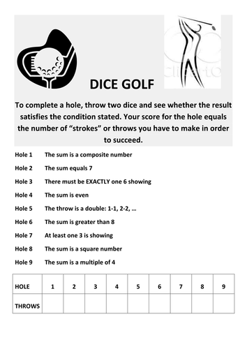 DICE GOLF