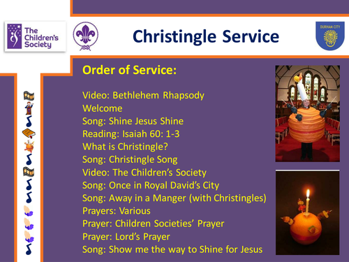 Christingle Service PowerPoint