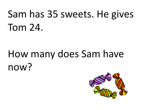Addition and subtraction word problems