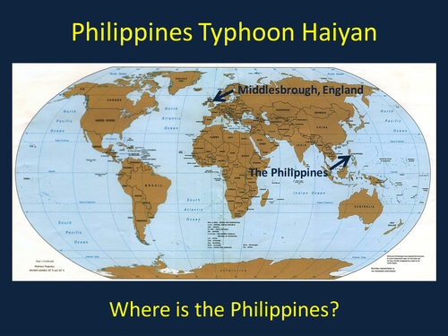 Philippines Typhoon Haiyan Powerpoint Display