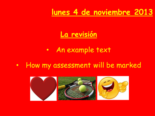 Mi barrio - Assessment criteria