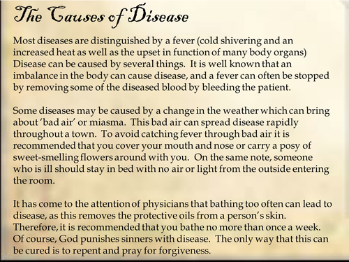 Scientific discoveries of causes of disease