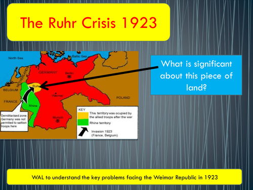 The Ruhr Crisis