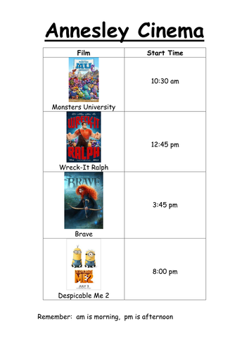Tricky Time Problems Year 4