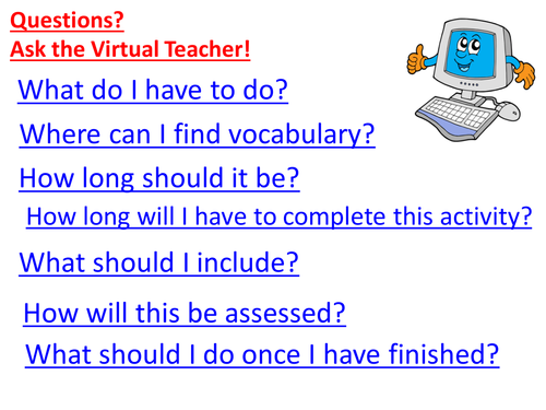 KS4 Spanish Holidays