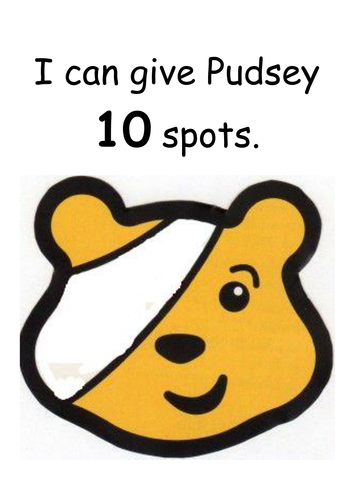 Put spots on Pudsey Bear