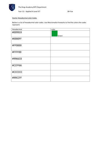 HTML & CSS Basics