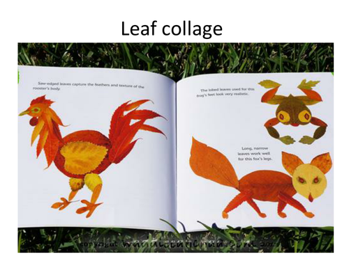 Leaf collage inspiration