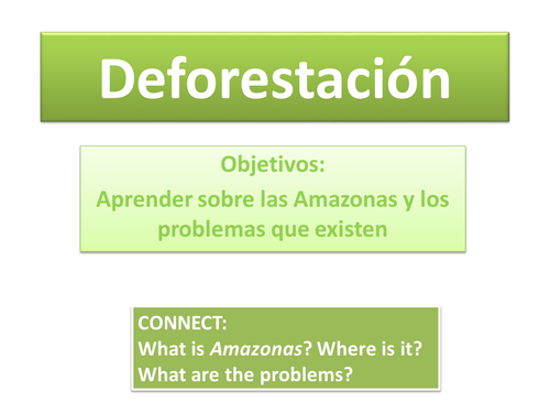 La Deforestación