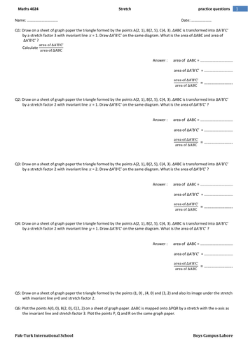 Stretch transformation