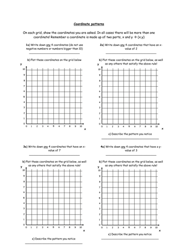 Coordinate Patterns