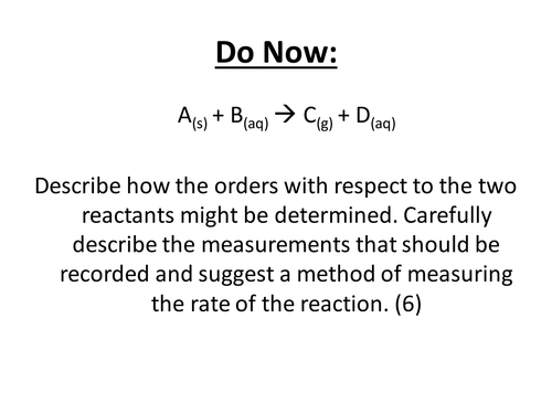 Rate Constant Units + Half-Life