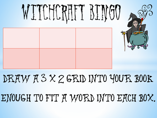 Witch Bingo