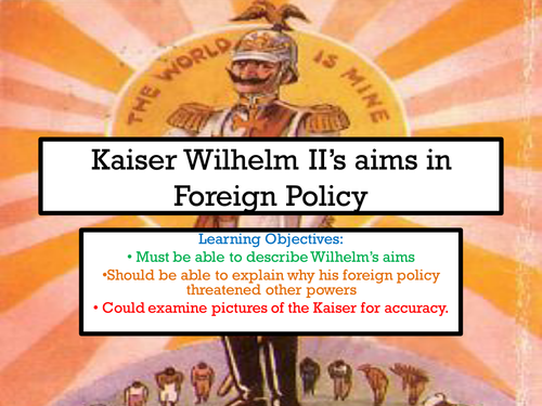 Bismarck And Kaiser Wilhelm s Foreign Policy