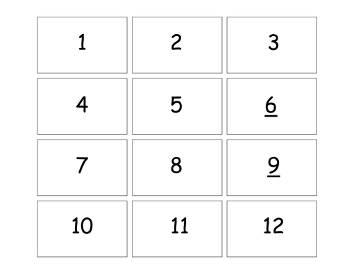 Numeral cards and written numbers | Teaching Resources