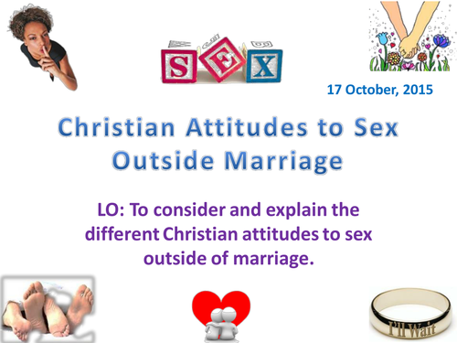 Christian Attitudes To Sex Outside Marriage Edexce Teaching Resources 9442