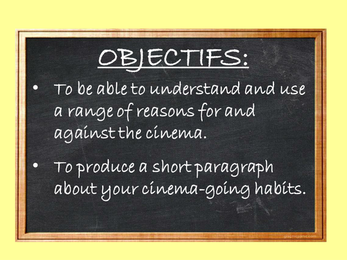 Cinema - how often? for and against (expo 3 vert)