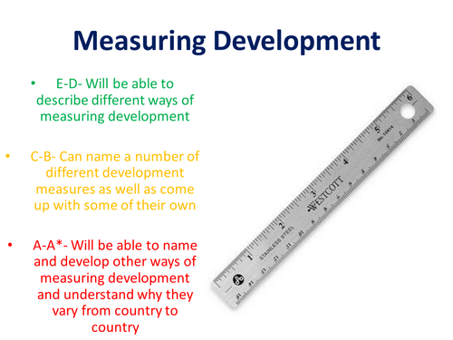 Development indicators