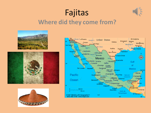 Fajitas: Instructional Writing Lesson