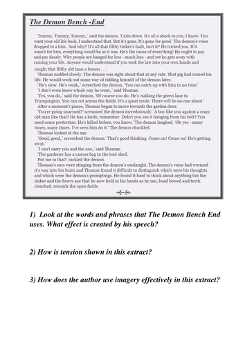 Cambridge IGCSE Extended Reading Paper Question 2