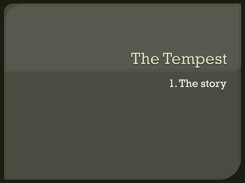 The Tempest IGCSE Literature