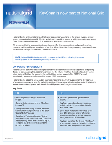 National Grid Research Lesson