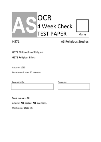 AS Philosophy and Ethics Induction Program