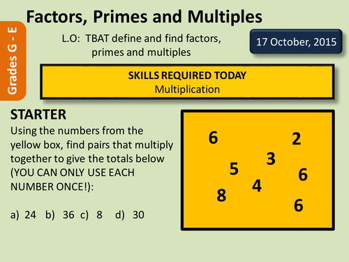 factors-multiples-and-primes-teaching-resources