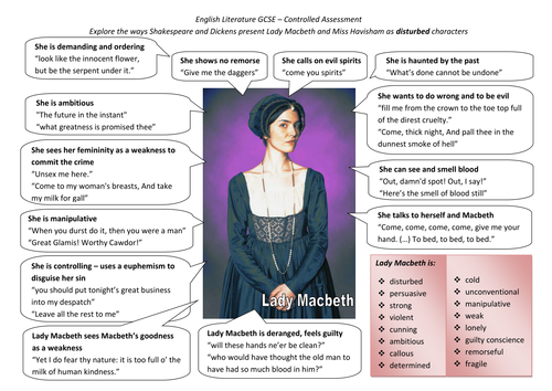 essay on miss havisham and lady macbeth