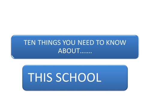 MOVING INTO YEAR 7: Transition