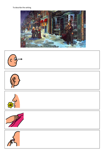 A Christmas Carol - describe the setting