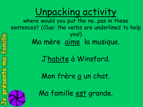 Resources for Expo 2 Rouge Mod 1 Units 1-3 Family