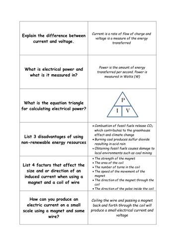 P1 Topic 5 (Edexcel) - Quiz Quiz Trade