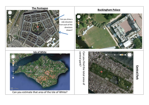 Real-life object measures and scale card sort