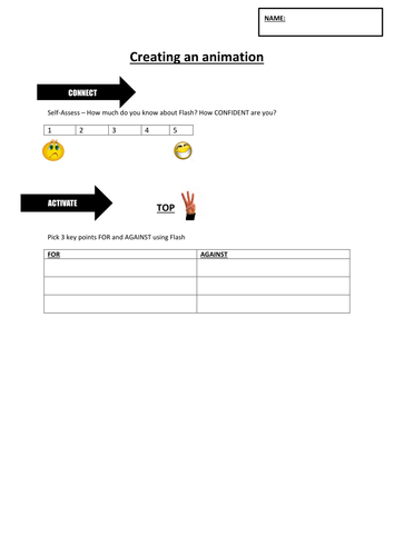 Year 7 - Flash Animations