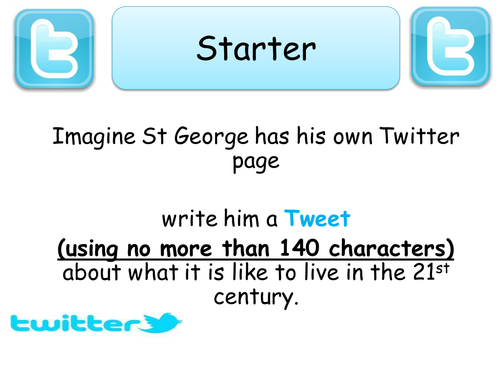 St George's Day lesson