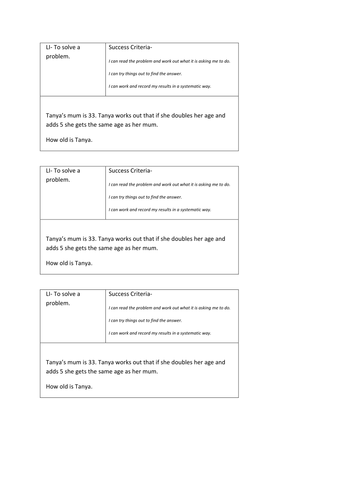 math problems ks1 problem solving activity teaching resources
