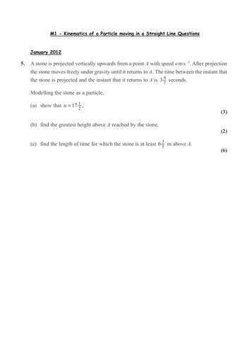 Math Mechanics 1 - Set of lesson powerpoints