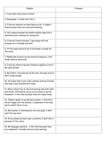 Translation - Pronouns (dir., indir., emphatic)