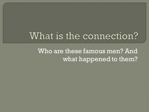 The assassination of the Archduke Franz Ferdinand