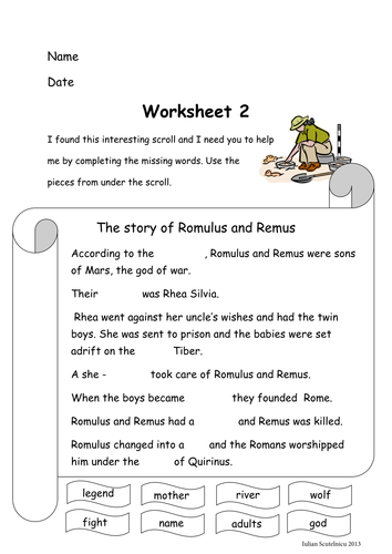 The story of Romulus and Remus
